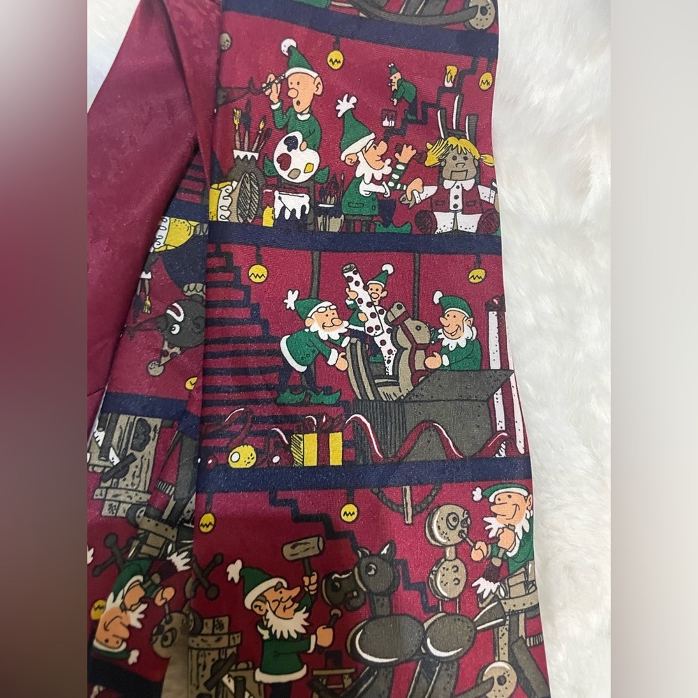 (Z4) jingle bells christmas tie‎